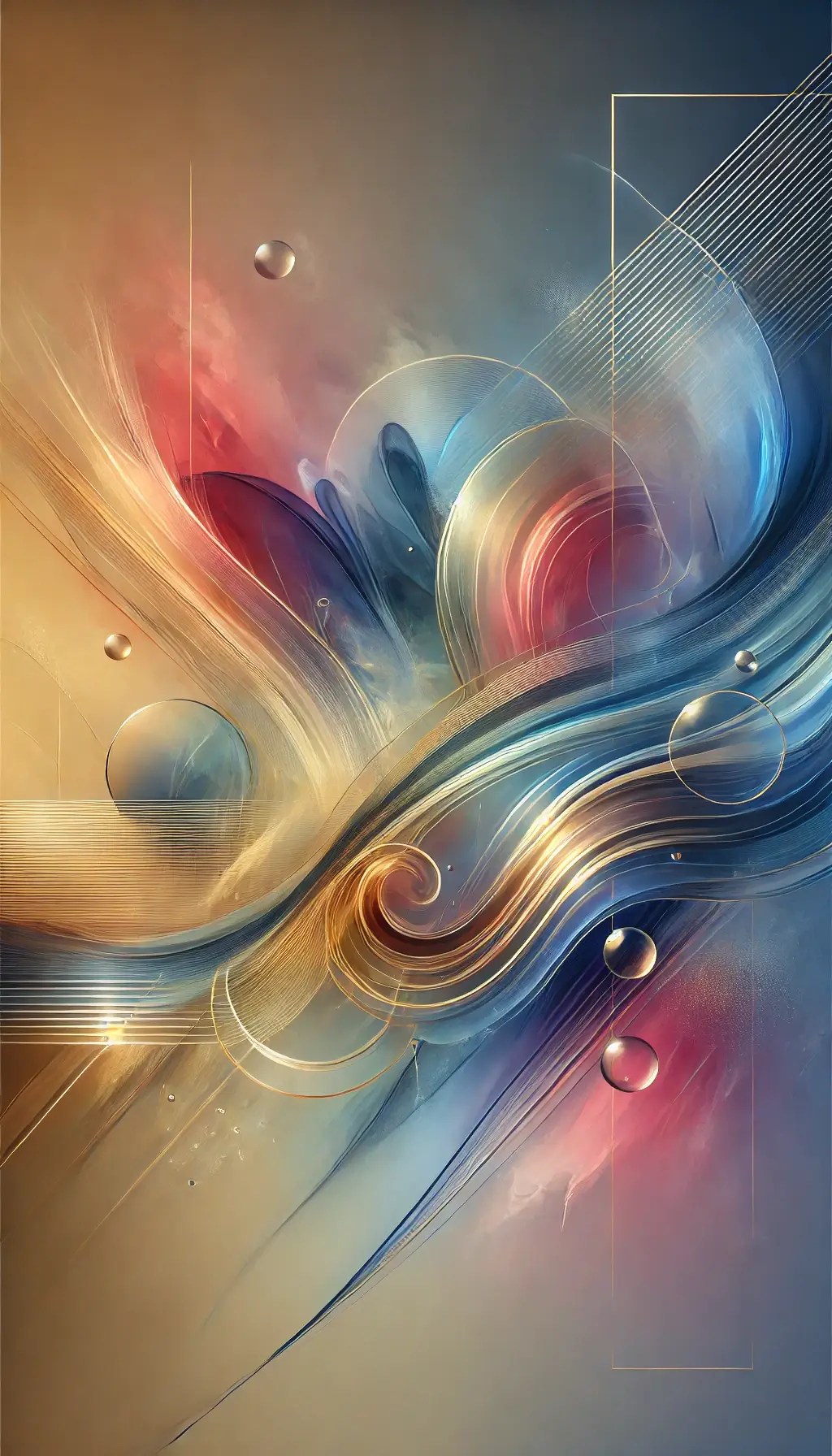 Abstract Aesthetic Fluid Colors Wallpaper