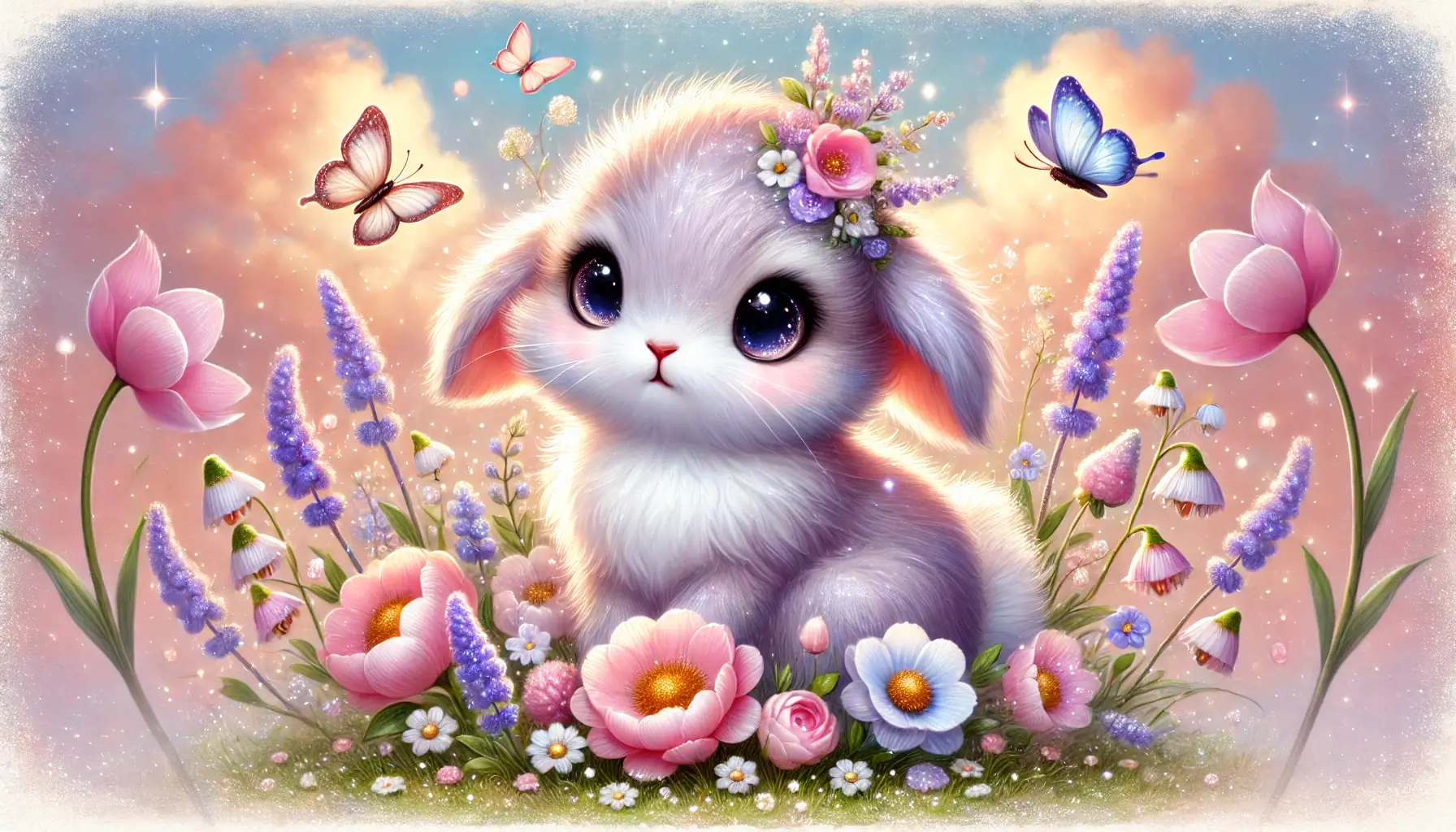 Aesthetic Cute Bunny Wallpaper