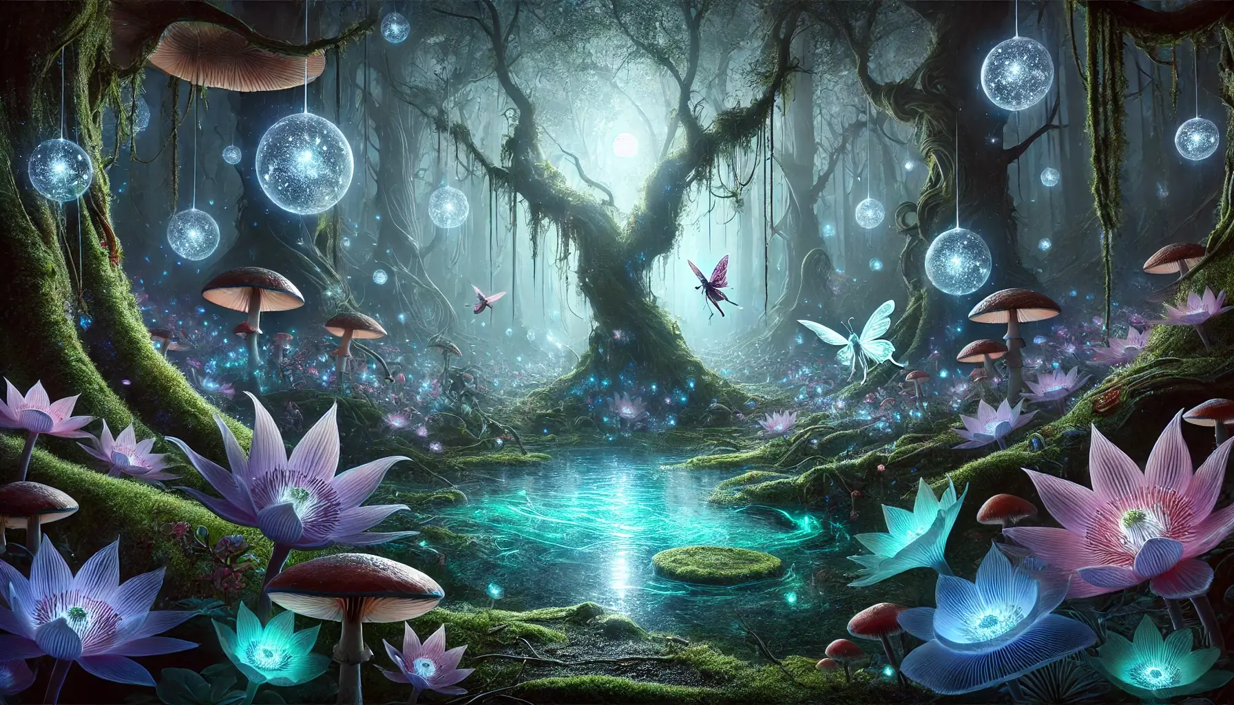 Enchanted Forest Fantasy Wallpaper