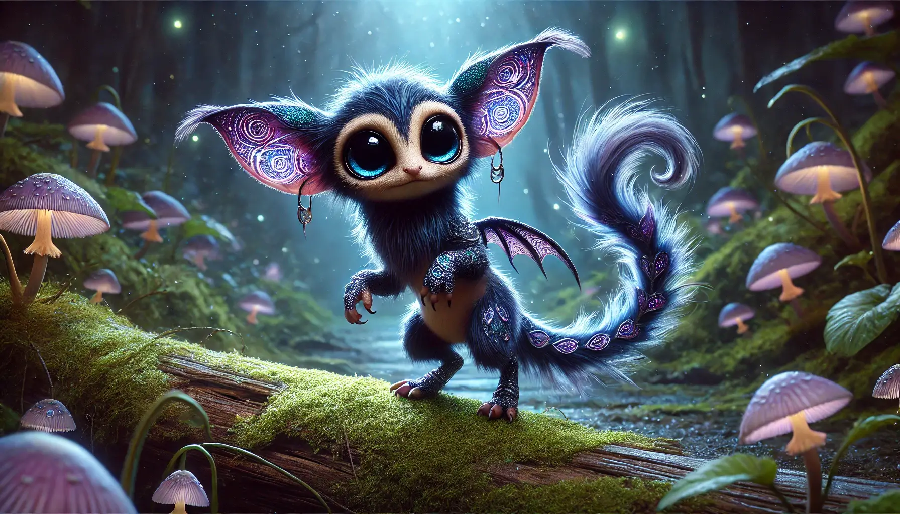 4K Fantasy Creature in Enchanted Forest