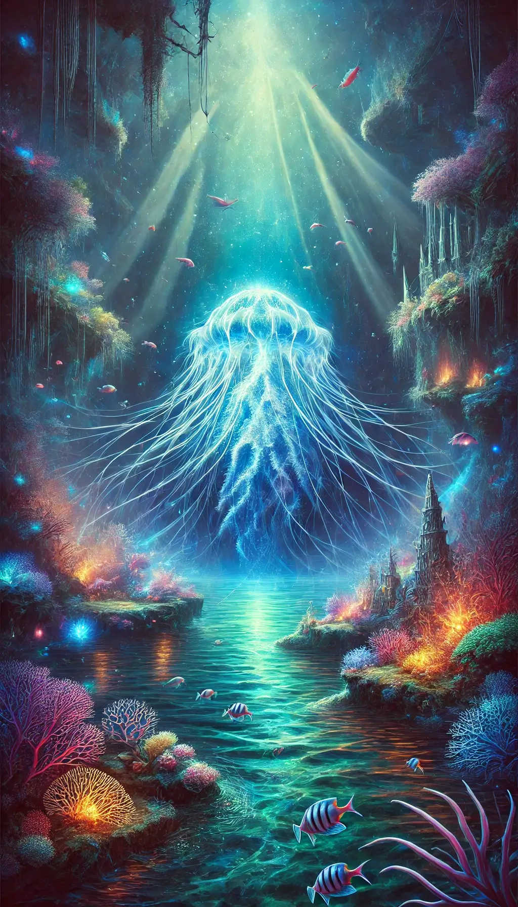 Underwater Fantasy Ocean Wallpaper