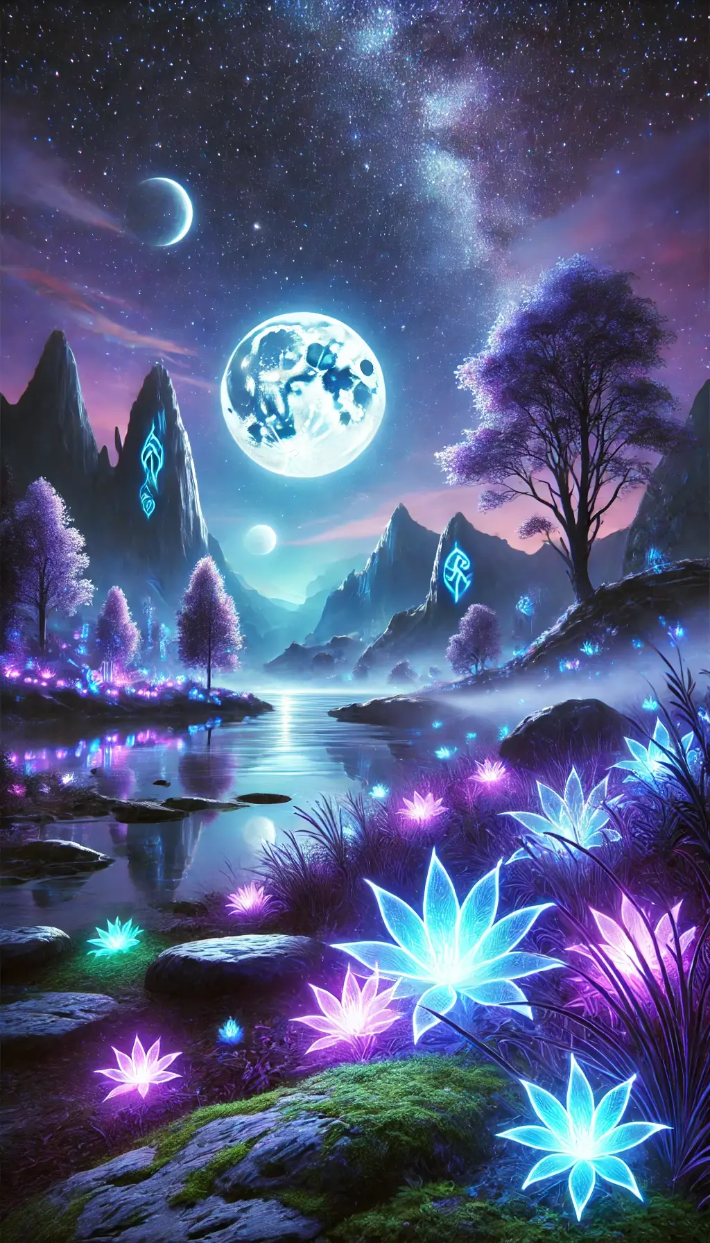 Fantasy Night View HD 4K Mobile Wallpaper