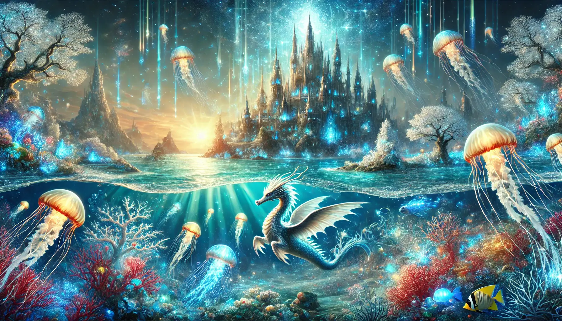 Underwater Fantasy Ocean Wallpaper