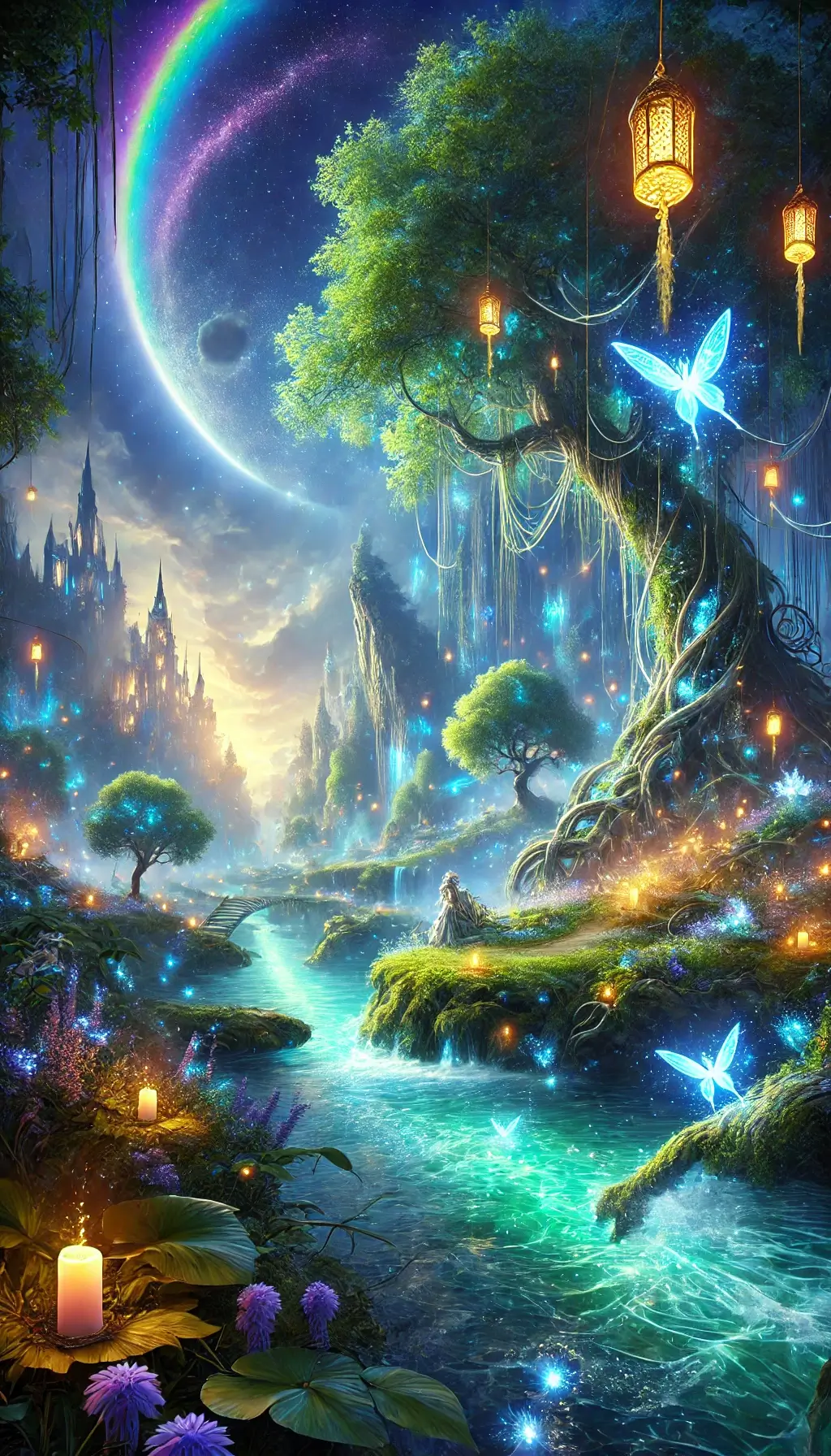 Fantasy Wallpaper Magical Forest Unicorn