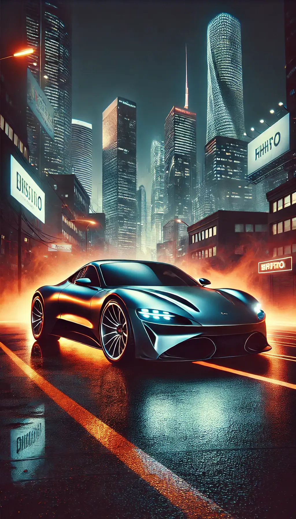 Futuristic Sports Car Wallpaper