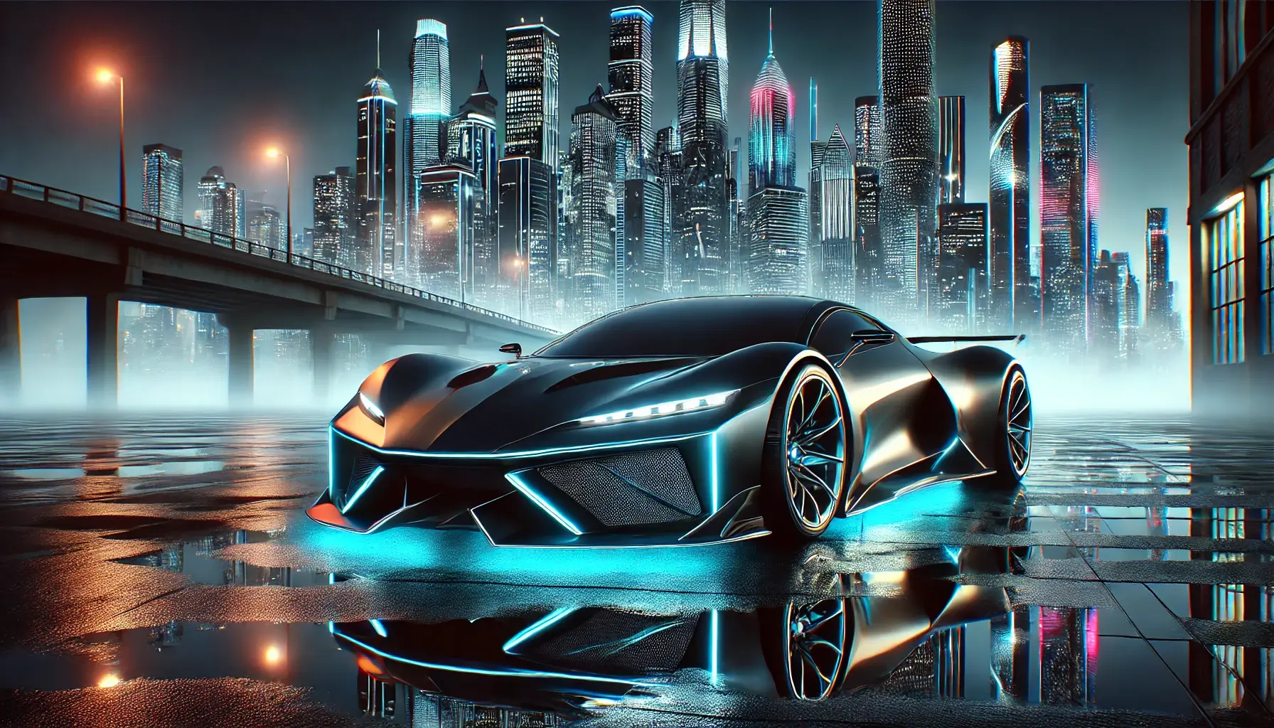 Futuristic Sports Car